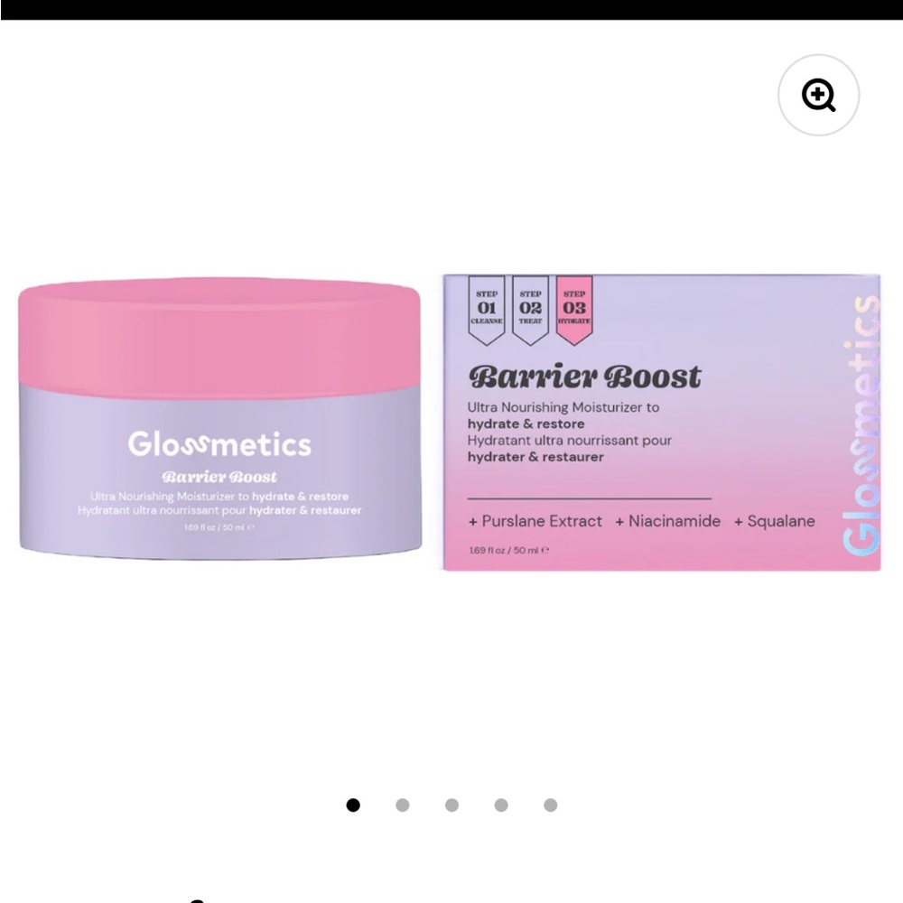 Glossmetics Barrier Boost Moisturizer.